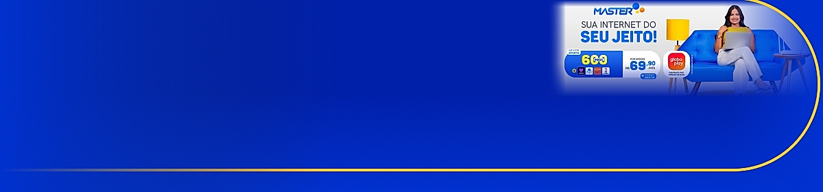Imagem promocional da Master Internet com destaque para internet fibra óptica